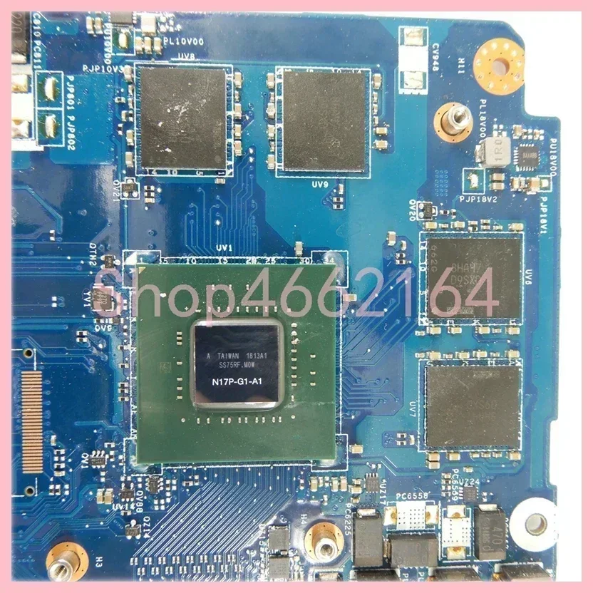 LA-E991P with i7-7700HQ CPU GTX1050ti-V4G GPU Laptop Motherboard