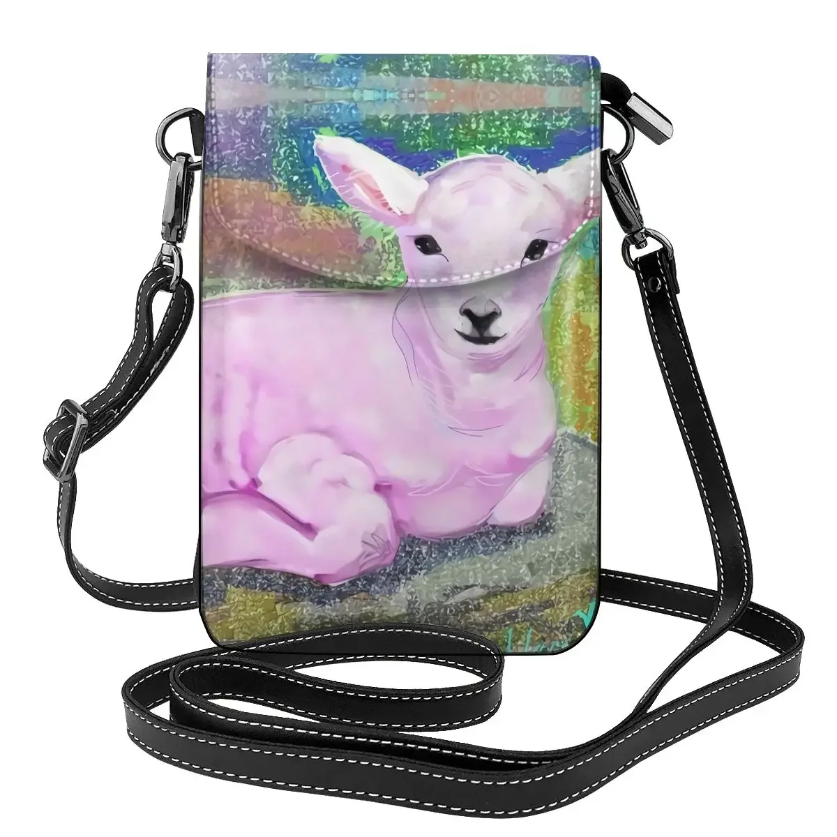 

Lamb Shoulder Bag Female Fashion Women Bags Retro Leather Shopping Purse