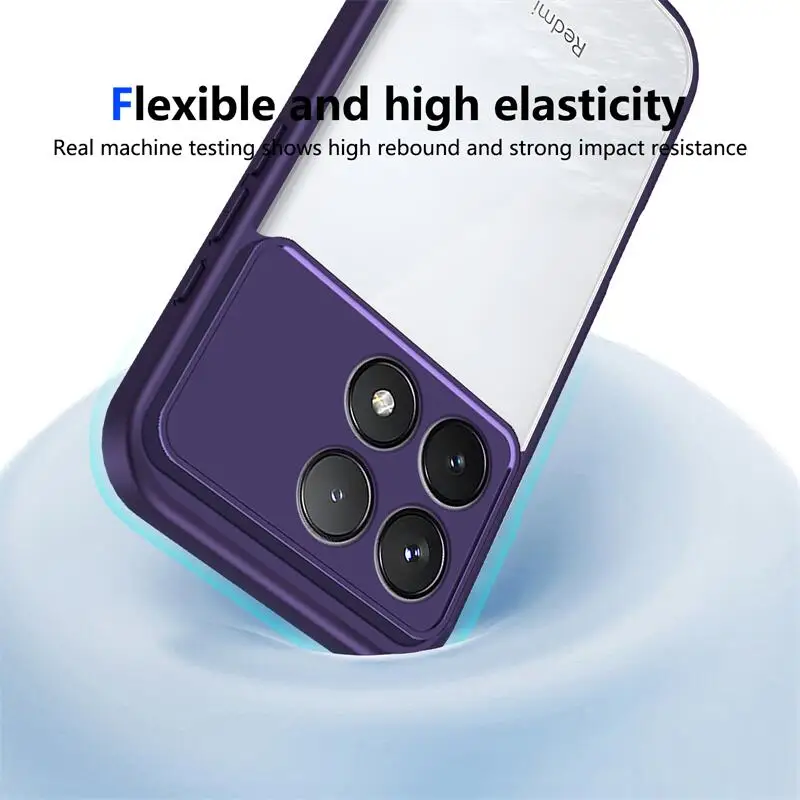 Colorful Luxury Transparent Acrylic Shockproof Ultra-Thin Phone Cover