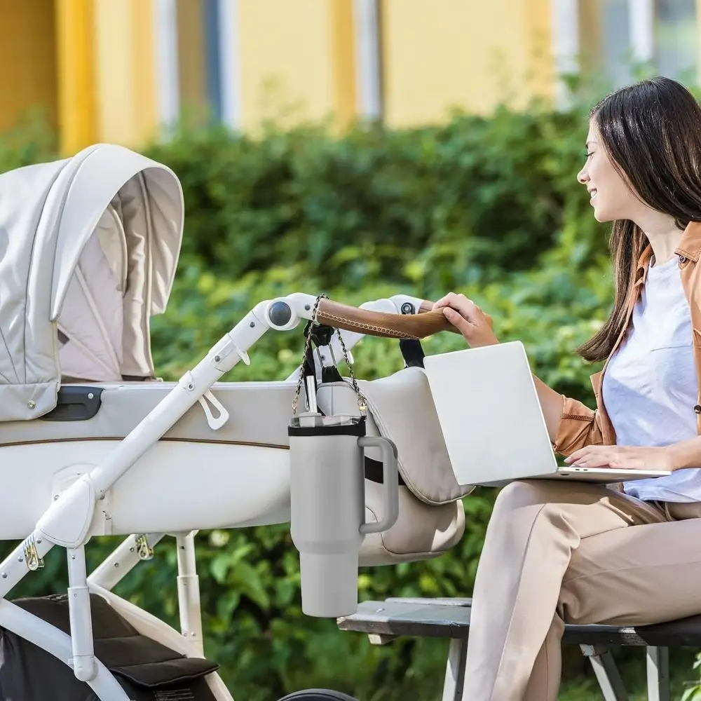 Description Picture 5 of itemSilicone Water Bottle Holder with Strap Water Bottle Sling with Strap Fit Most 8-40oz Bottles for Stanley Cup Accessories