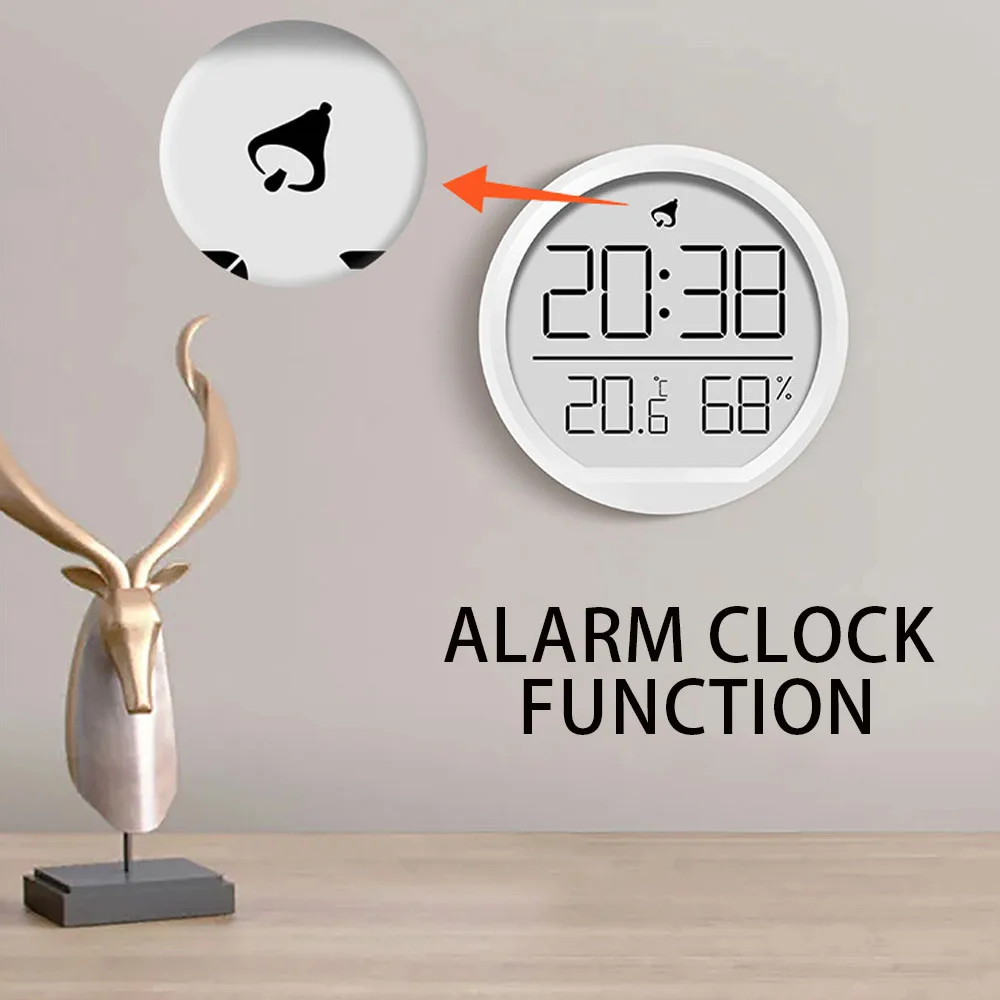 LED Digital Alarm Clock Electronic Digital Alarm Clock Screen Desktop for Home Office Backlight Temperature Display digital clock lcd digital clock