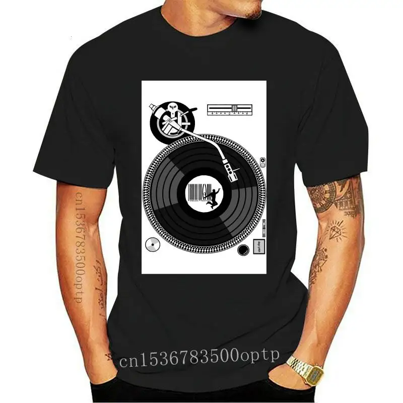 Abbigliamento Uomo Originale Solid Sl1200 Giradischi T Shirt 4 Dj Mc - Raving Festival Look