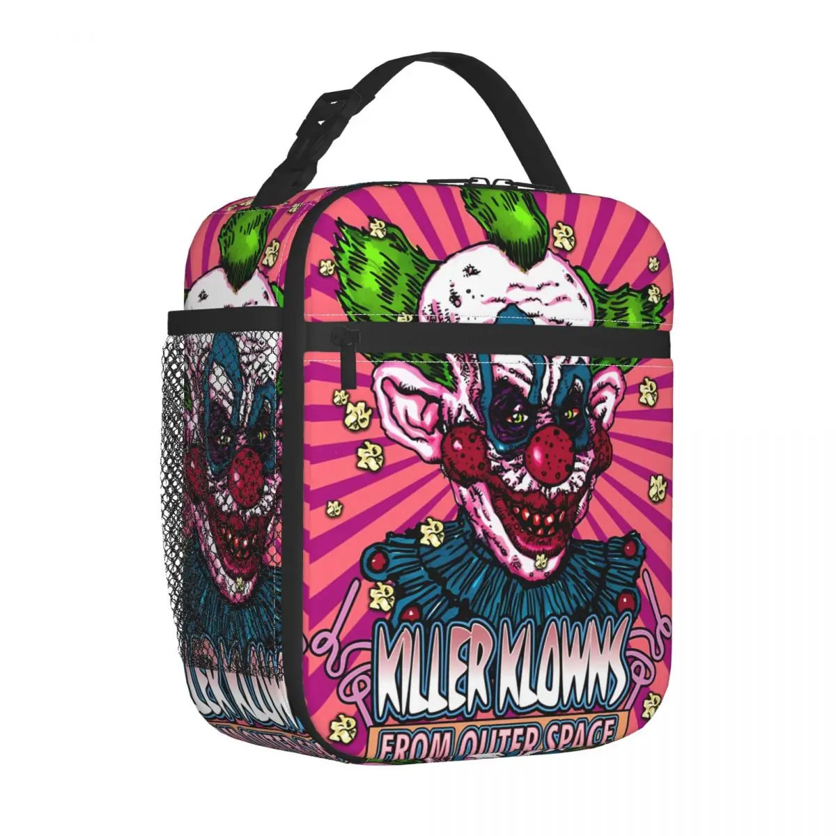 Killer Klowns Dallo Spazio Esterno Merch Lunch Bag Per Studenti Film Lunch Box Picnic Portable Tote Food Bags Designer Cooler Bag
