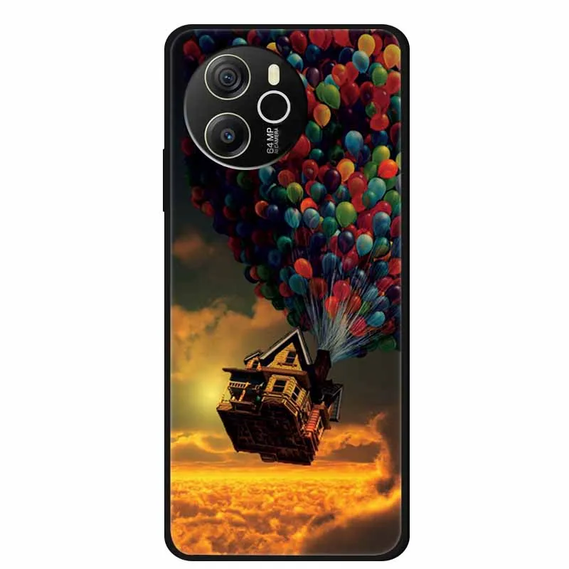 Animal Painted Soft TPU Silicone Back Cover - Fashionable Phone Case