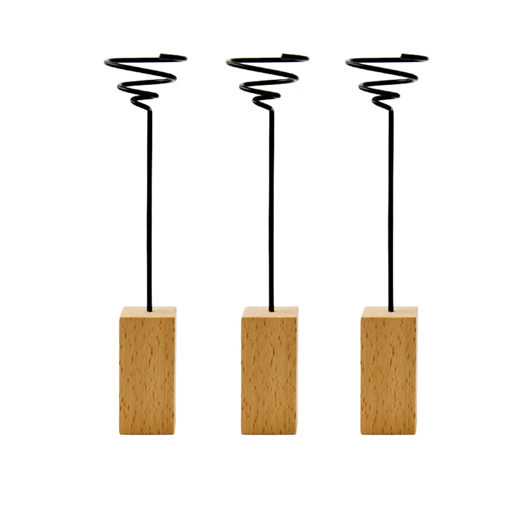 

3 Pcs Display Shelves Air Plant Vase Desktop Rack Holder Card Container Tillandsia