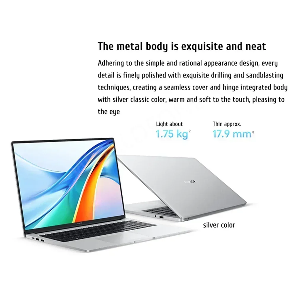 Honor MagicBook X 16 Pro 2023 Laptop 16” 13th Core i5-13500H 16GB 1TB  Notebook 60Wh Battery 2.2K Screen Glacier Silver Window 11 - AliExpress