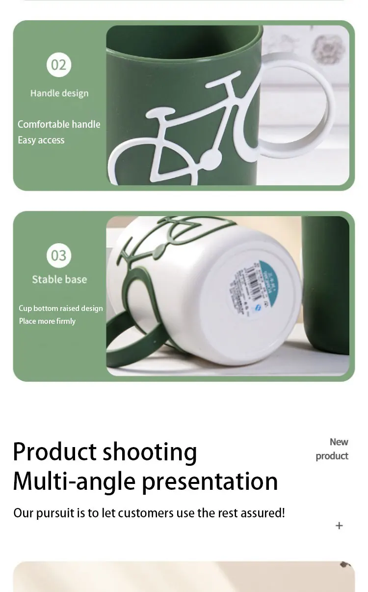 Creative Plastic Bathroom Tumblers For Couples Minimalist Design_voghion.com