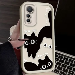 Adorable Black Cat Phone Case - Sleek Design with Enhanced Durability for POCO X6 Pro (1)