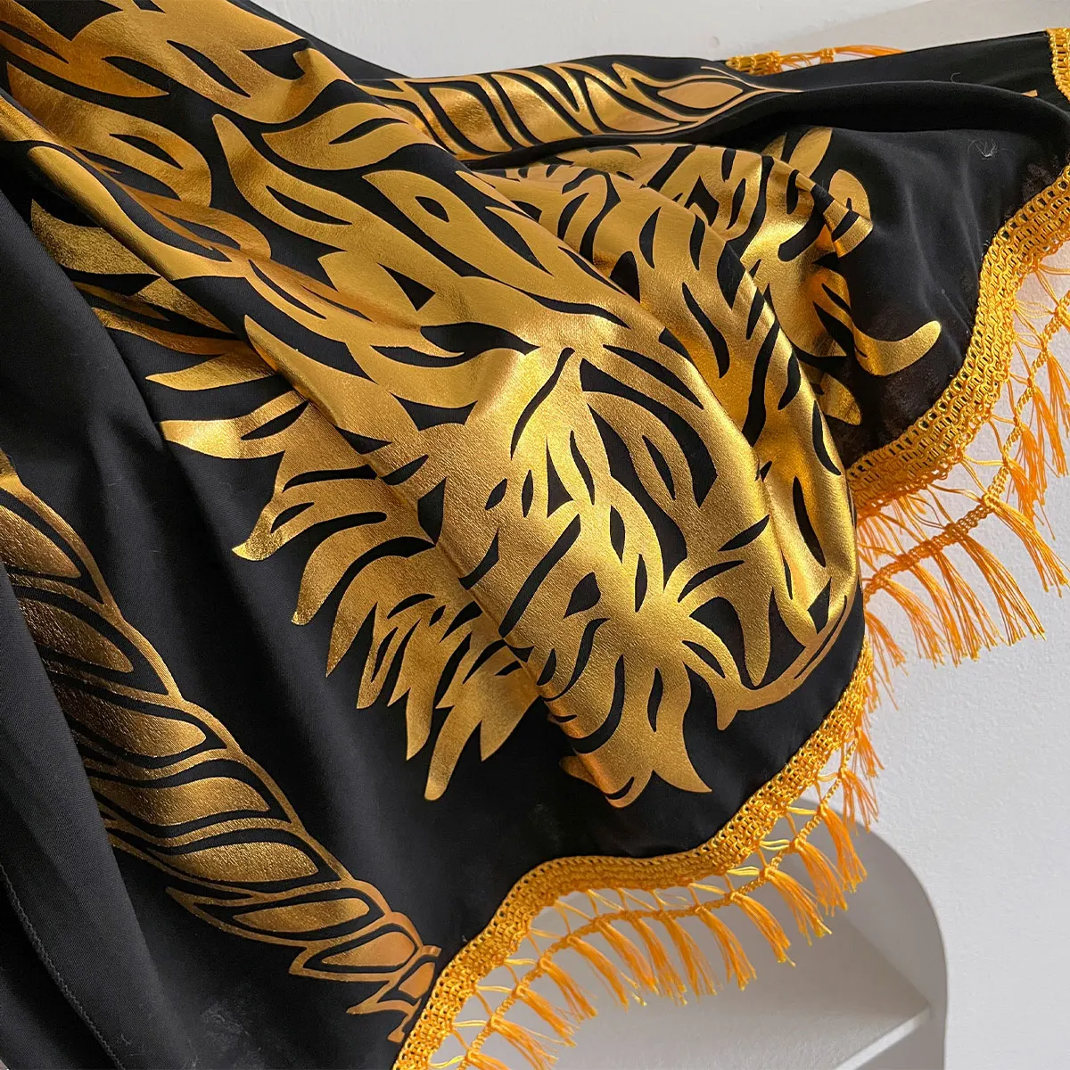 Summer New Short Sleeve Robe Cotton Loose Lady Dress With Big Scarf Gold Stamping Boubou Maxi Islam Women African Abaya Clothing