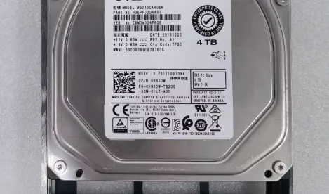 For 0HNX0W MG04SCA40EN HNX0W 4TB 12Gb SAS 7 2K server hard drive