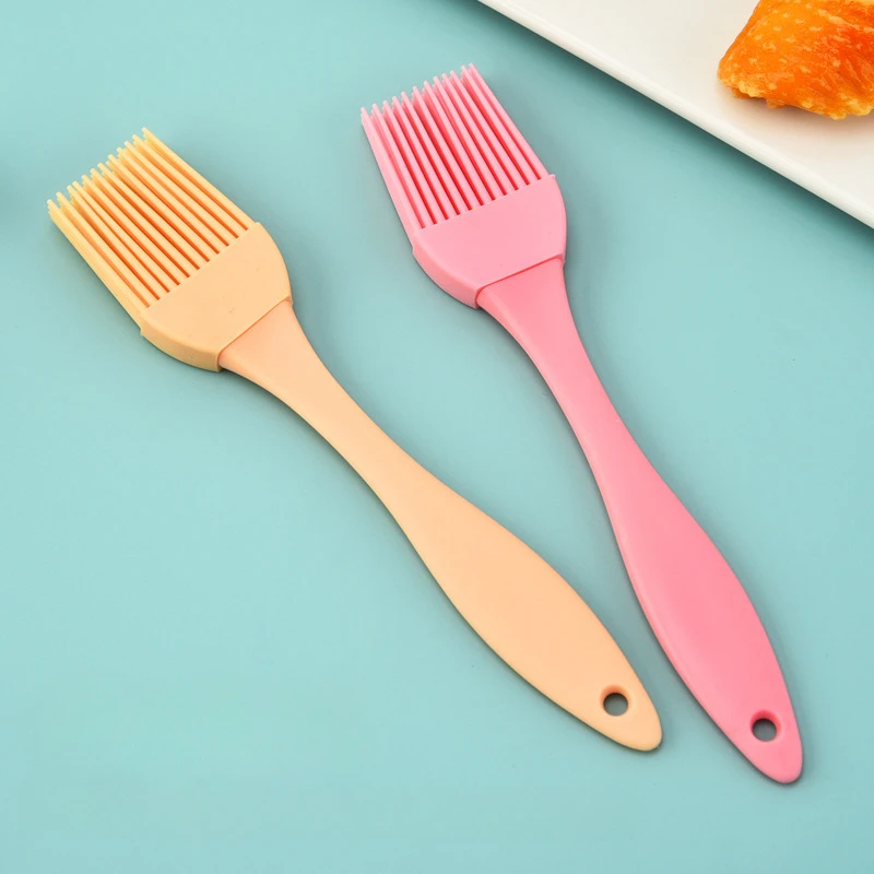Silicone Oil Brush Barbecue Basting Brush Seasoning Sauce Cake Bread Butter Egg Heat Resistant Home Kitchen Baking Cooking Tools