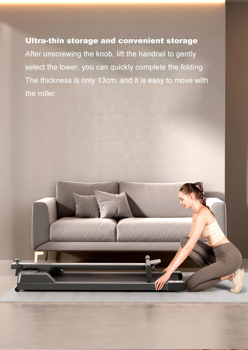 Dericsson New Foldable Slim Walking Mat Home Treadmill
