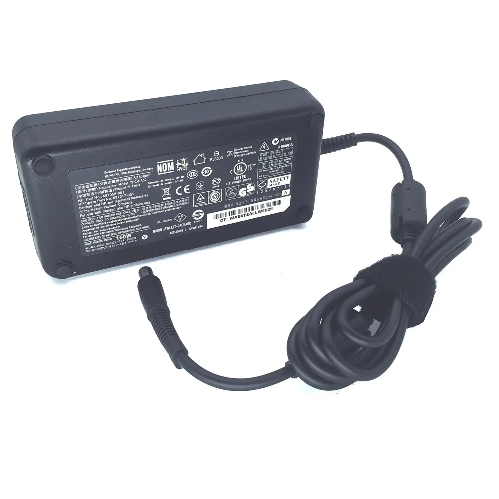 HP Compaq Pro 4300 AIO 데스크탑 PC 전원 공급 장치 충전기 케이블 코드용  150W 19.5V 7.69A AC 어댑터