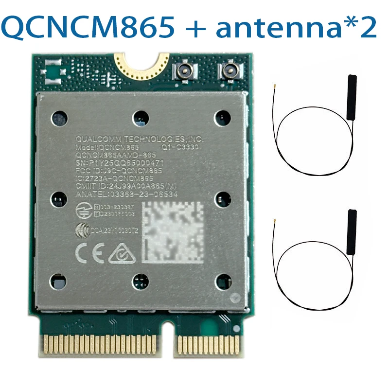 WiFi 7 QCNCM865 WI-FI 7 BT 콤보 모듈 Bluetooth 5.3 최대 5.8Gbps(4K QAM, Wi-Fi 7, Wi-Fi 6E, Wi-Fi 6 802.11ax 포함)