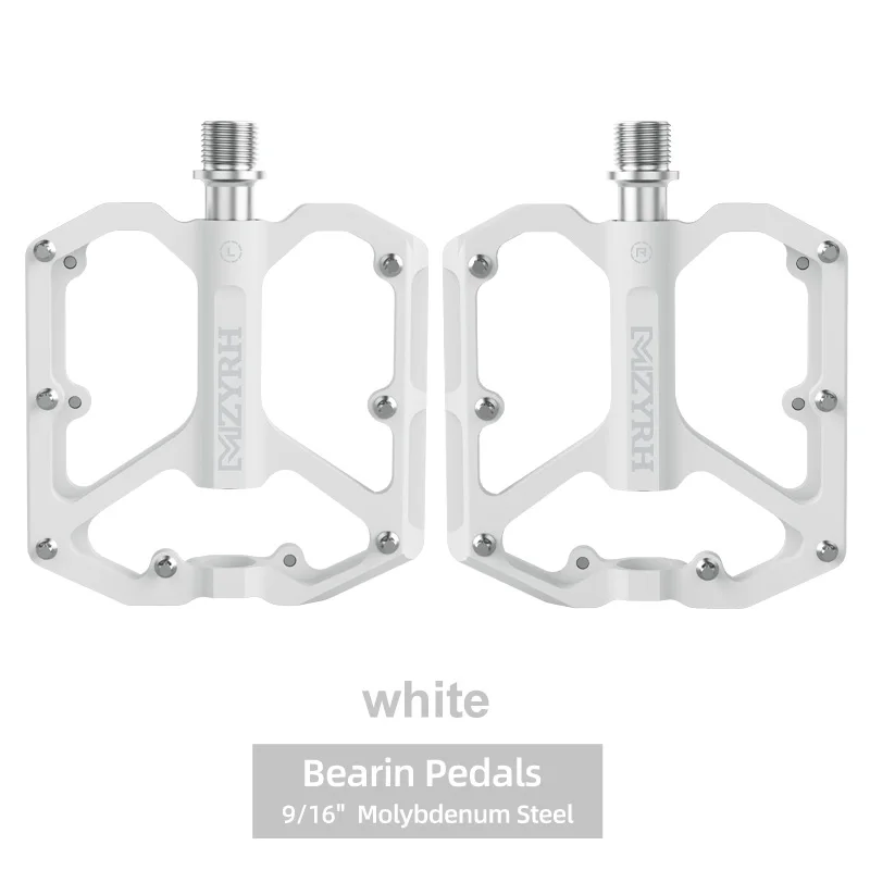 All-Pie Pédales de vélo 9/16, en aluminium, avec roulement scellé, antidérapantes, pour BMX, VTT, vélo de route, vélo de trekking, bleu