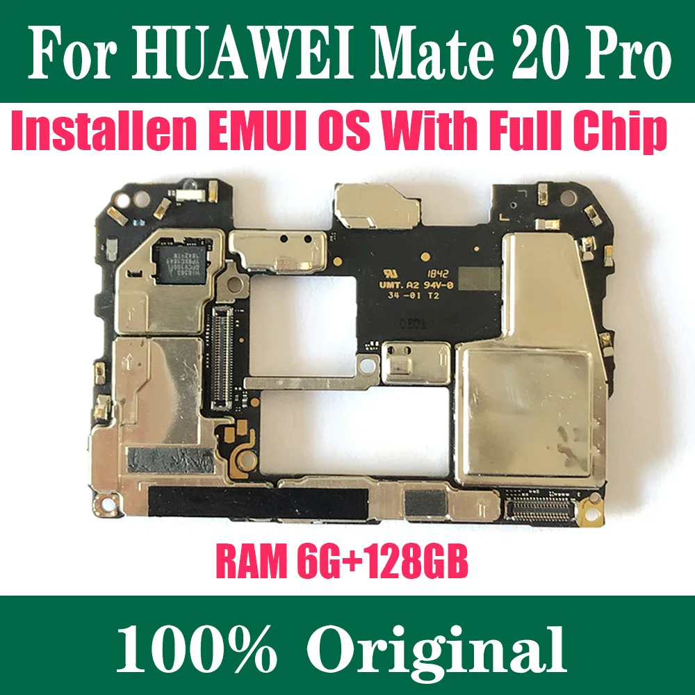 100% Working For HUAWEI MATE 20 Pro Motherboard,100% Unlocked