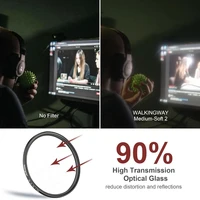 Soft Focus Filter White Mist Diffusion Filter Dreamy Fog Effect Lens Filte Softening Diffuser for Camera Photography Accessories 2