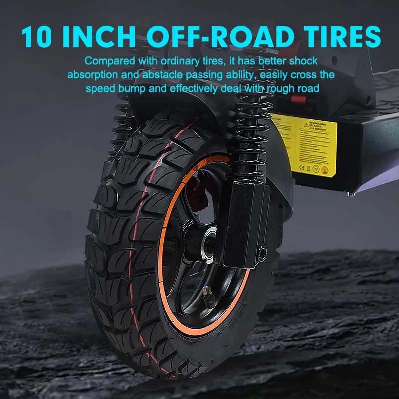 Mankeel MX-14 10" Off-road Tire Kick Electric Scooter 48V 15Ah 45km/h Foldable E-Scooter 800W Motor Electric Scooter For Adult