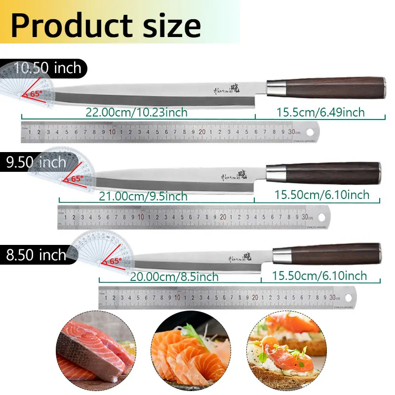 KEEMAKE 1-15PCS/Set Chef's Knives German Stainless Steel Kitchen Knife  Razor Sharp Sushi Sashimi Slicing Cooking Cutlery Tools - AliExpress