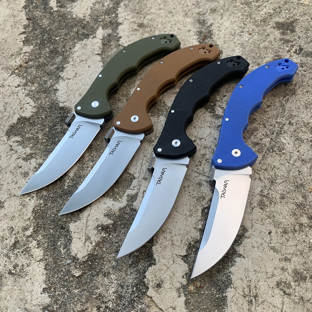 CS-21TTL TALWAR Cold Folding Knife CTS XHP Steel Tactical Pocket Knife Multipurpose Hunting Combat knives EDC Survival Tools 4
