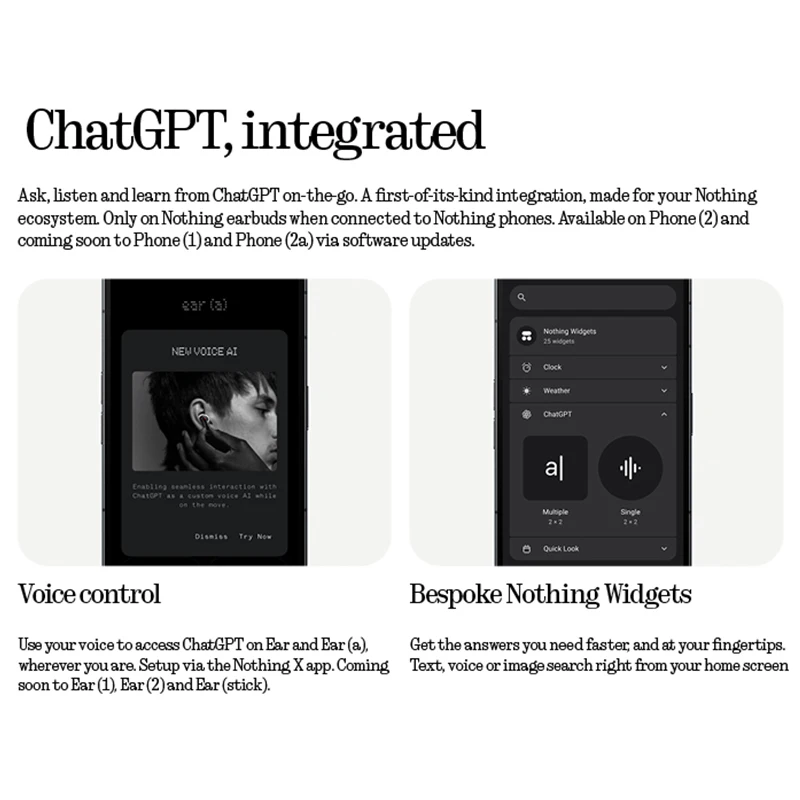 Nothing Ear (a) Wireless Bluetooth Headphones Active Noise Cancelling_voghion.com