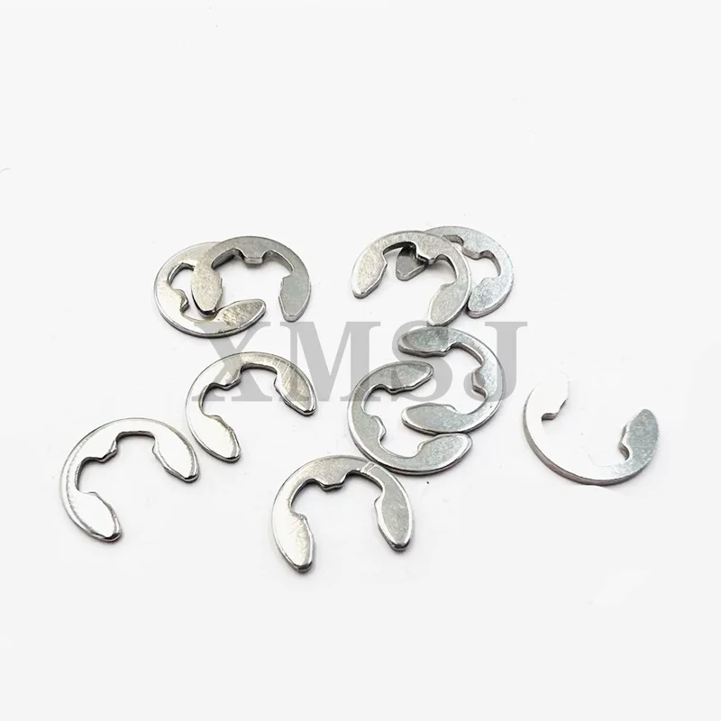 

10/50/100 M1.2 M1.5 M2 M3 M3.5 M4 M5 M6 M7 M8 to M16 304 Stainless Steel E Clip Circlip Retaining Ring Washer for Shaft Fastener