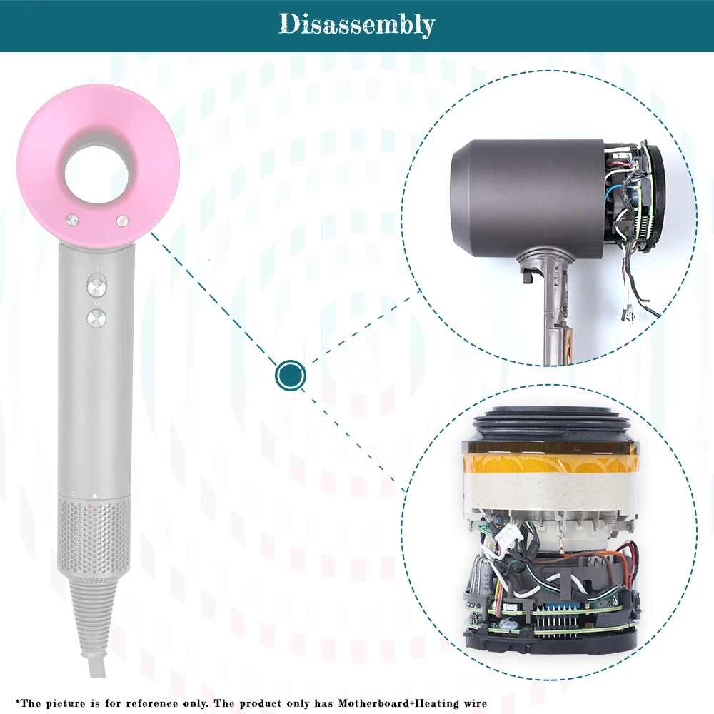 110V Voltage Mainboard Heating Coil for Dyson Hair Dryer HD01 HD02