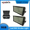 2Pcs/Lot 960 PCS LED 8 Segments RGB Strobe Light Voice Led Disco Full Color Flash Party Wedding Concert Flightcase 1