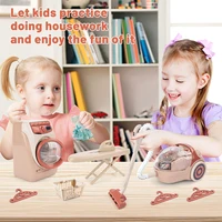 Ensemble de jouets de cuisine pour enfants, mini appareils électroménagers de simulation, maison de jeu de simulation, jouets interactifs pour filles et garçons 6