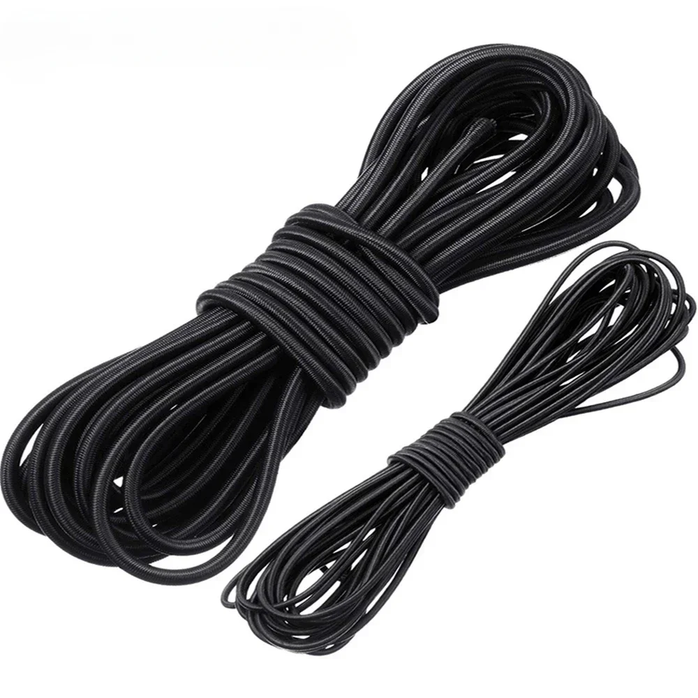 Versatile Elastic Cord for DIY Sewing and Crafts - Round Rubber Bands for Home and Apparel Projects