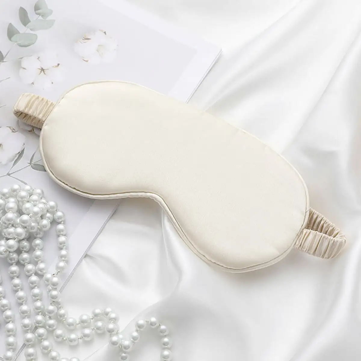 Luxurious Double-Sided Silk-Like Sleep Eye Mask for Ultimate Comfort and Relaxation