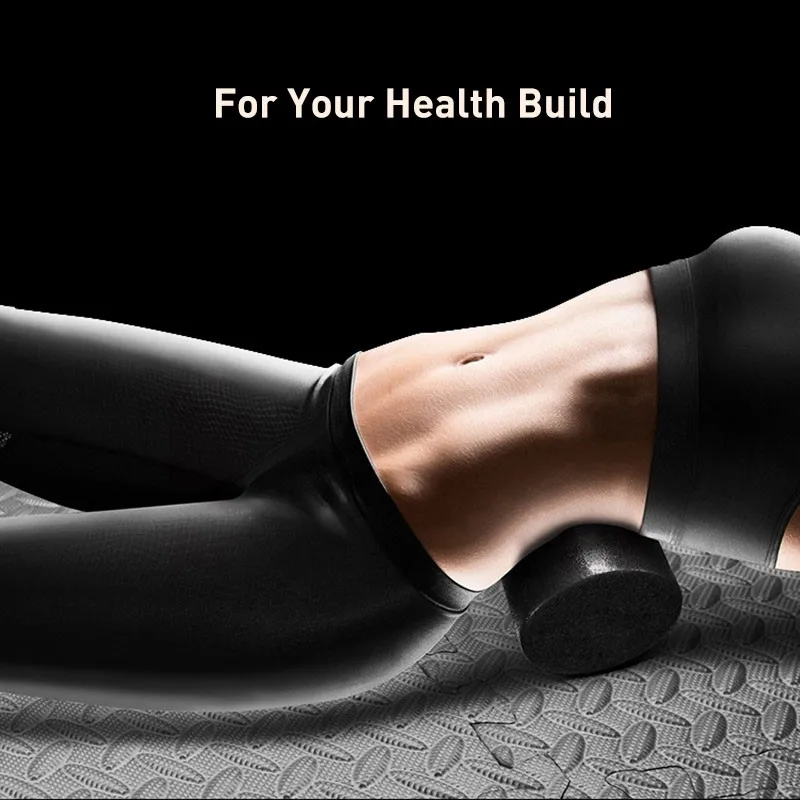 30/45cm Black EPP Yoga Column Block Massage Fitness Foam Roller For Back Pilates Bodybuilding Gym Equipment With Trigger Points
