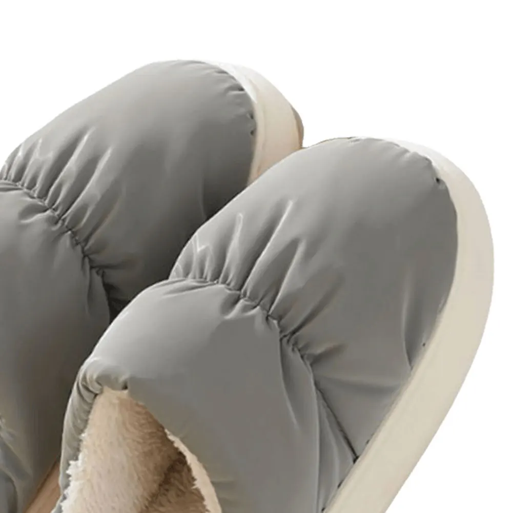 Plush Heated Slippers with USB Charging for Winter
