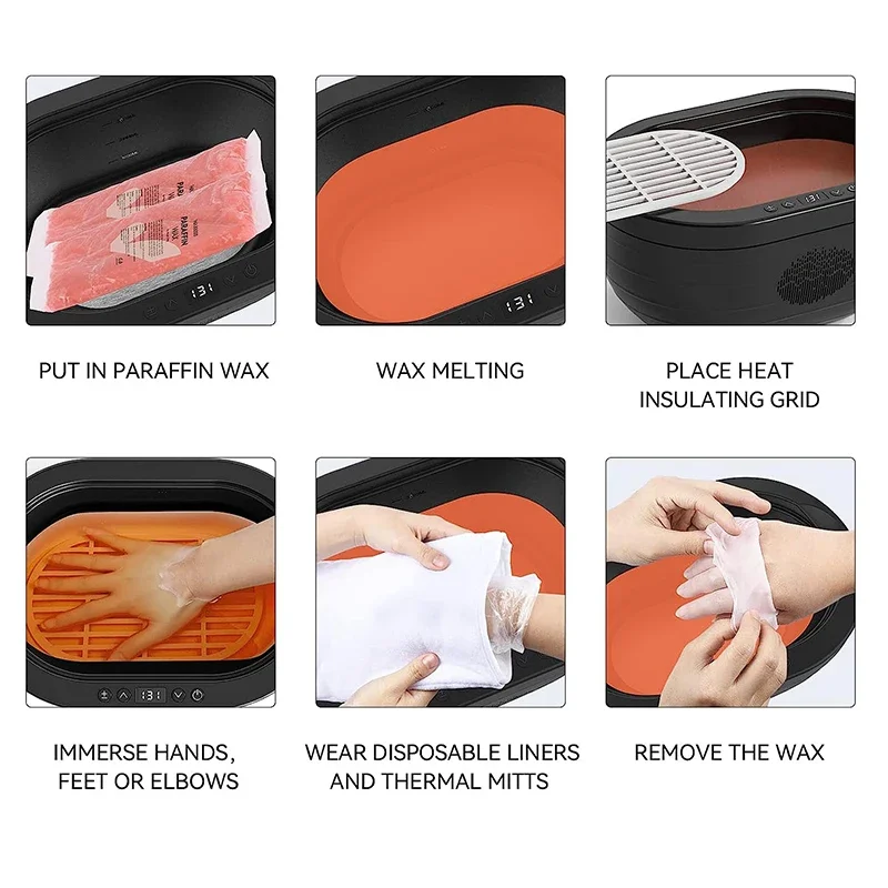 Paraffin Wax Hand and Foot Care Accessories Set Exfoliating SPA Moisturizing Hand Paraffin Wax Gloves Booties Thick Treatment