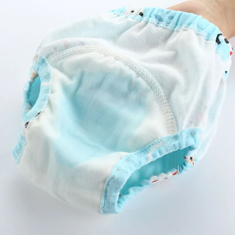 Washable Baby Diapers Reusable Cloth Nappies Changing Waterproof Newborn Cotton Diaper Cover Children Training Pants Underwear