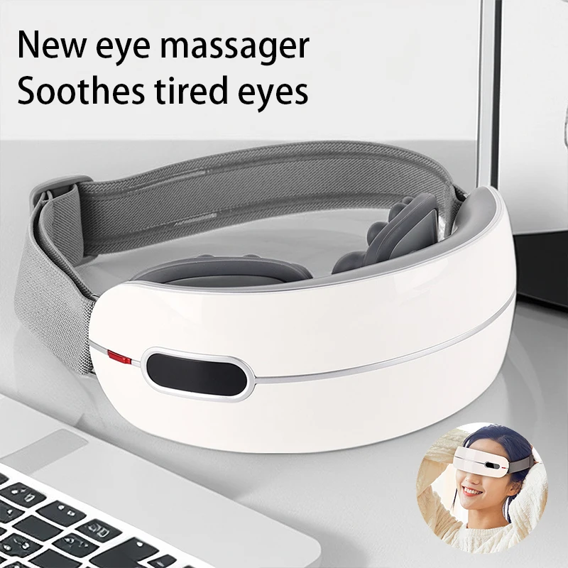 New Eye Massager Smart Airbag Vibration Eye Care Compress Bluetooth Music Eye Massage Relax Migraines Relief Improve Sleep