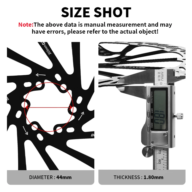 2PC G3 Bicycle Brake Rotors 160/180/203mm MTB Disc Brakes Rotor Road Mountain B