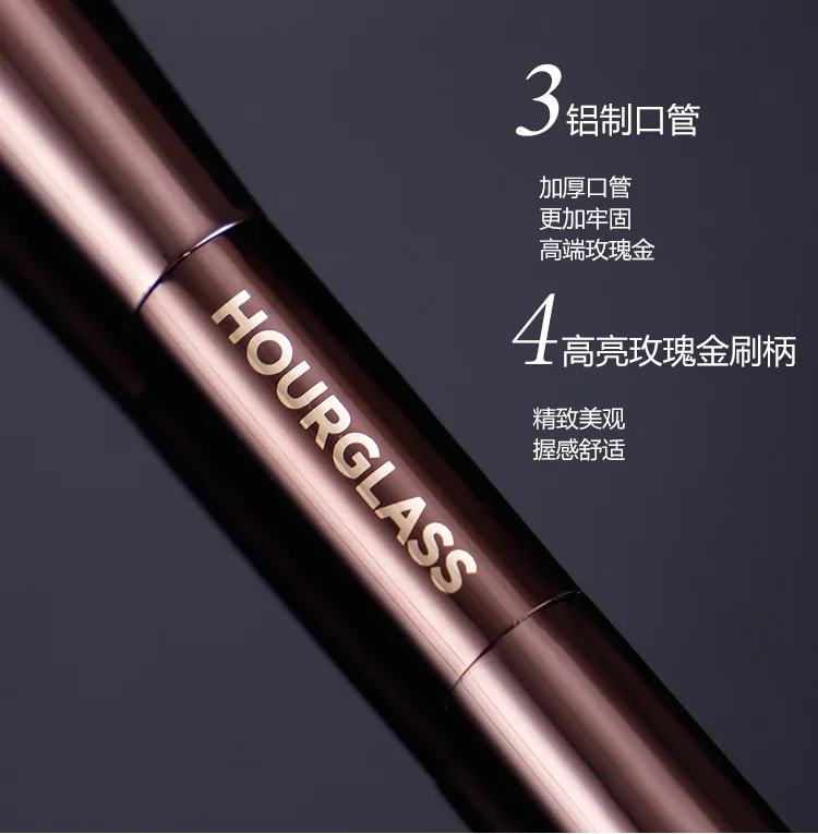 Description Picture 5 of item1 pc Lighting Edit Makeup brushes Powder contour Make up brush Blusher Bronzer exquisite Professional metal handle with box