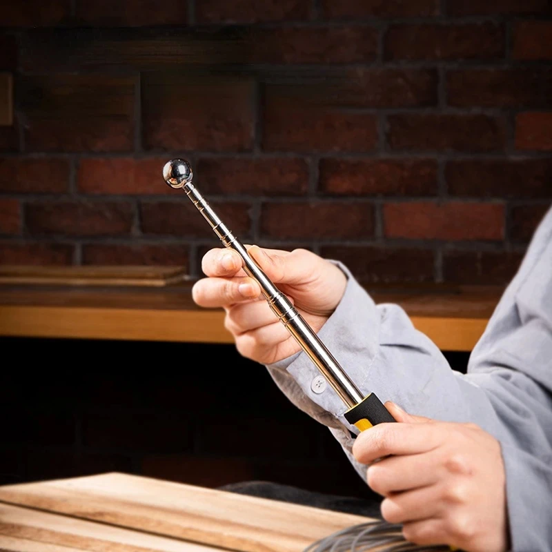 Description Picture 5 of itemDeli 98/115/160CM Multifunction Telescopic Self Defense Hammers Empty Drum Hammer Room Test Rod Inspection Room Tools Metel Test