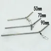 5PCS 50mm/70mm/90mm Small Style Brass Tube Fishing Tackle Anti Tangle Booms Fishing Balance Connector Carp Fish Accessories 5