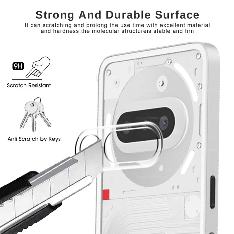 Premium Tempered Glass Rear Lens Protector Film - For Enhanced Camera Protection