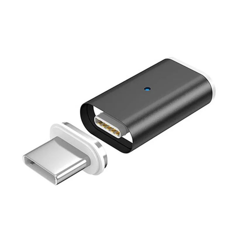 Candyeic-Adattatore Di Ricarica Magnetico Usb Tipo C, Caricabatterie Samsung Galaxy S20 Ultra, Adattatore Usb Magnetico Oppo Ace2
