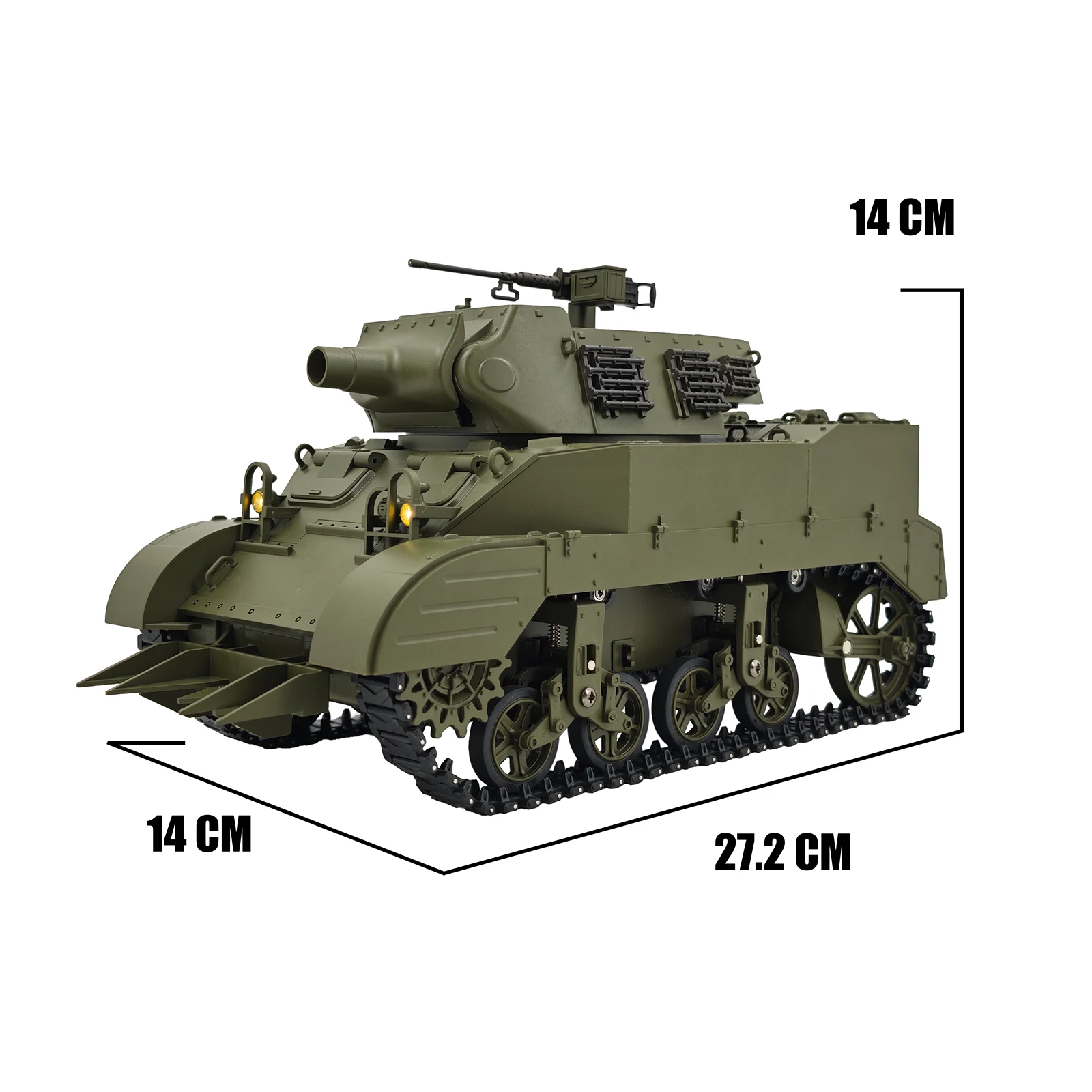クールバンク モデル 1/16 RC戦車 第二次世界大戦 アメリカ戦車