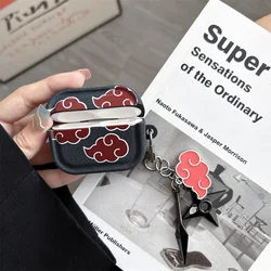 Naruto Anime Clear Shockproof Earphone Case with Hook - Full - Coverage Silicone Protective Cover - airpods pro (Naruto A)