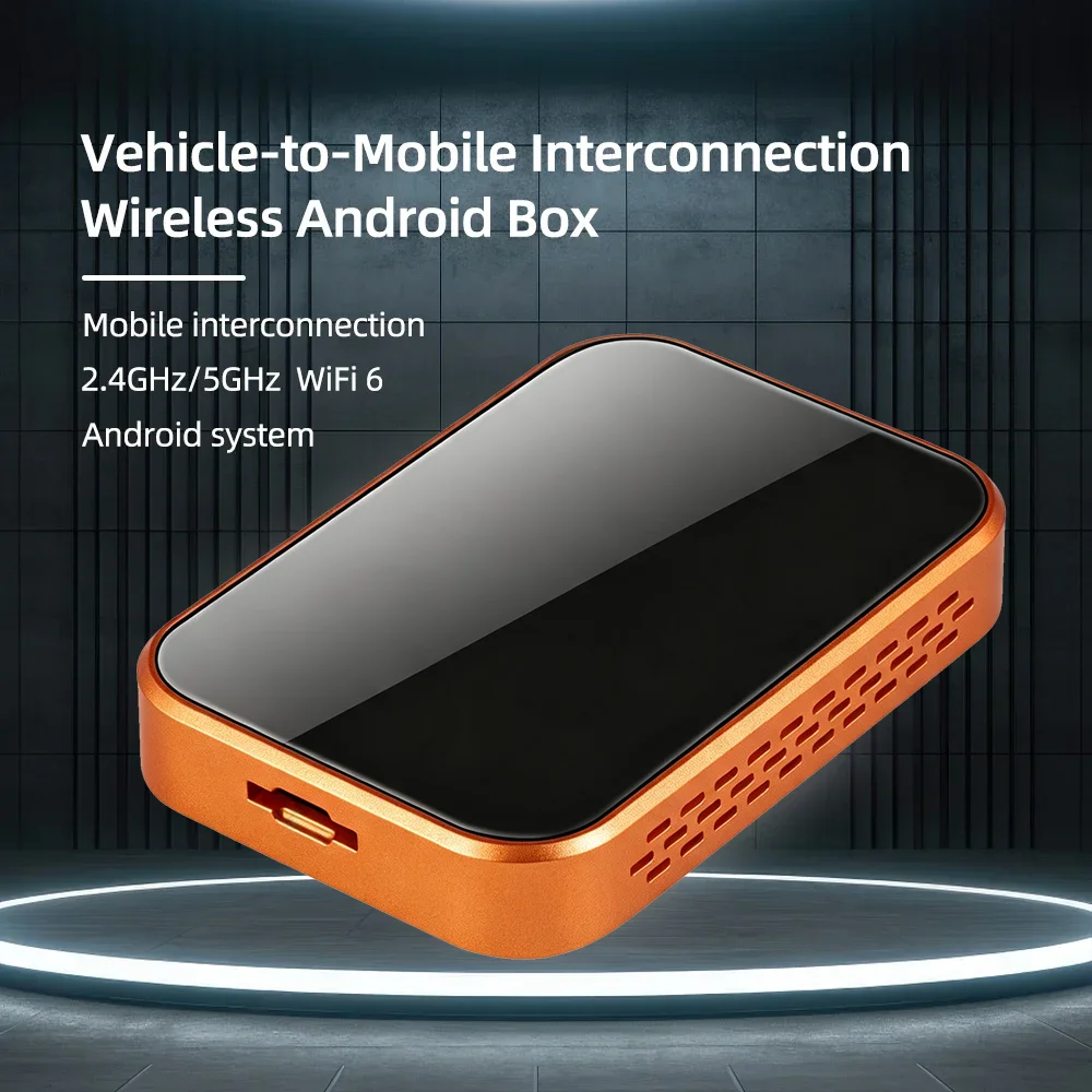 Nueva Actualización: Caja Android AI, Adaptador de Carplay y Android Auto de Conexión Cableada a Inalámbrica, WiFi para YouTube y Netflix, Inteligente para Auto con Play Store Integrado 2