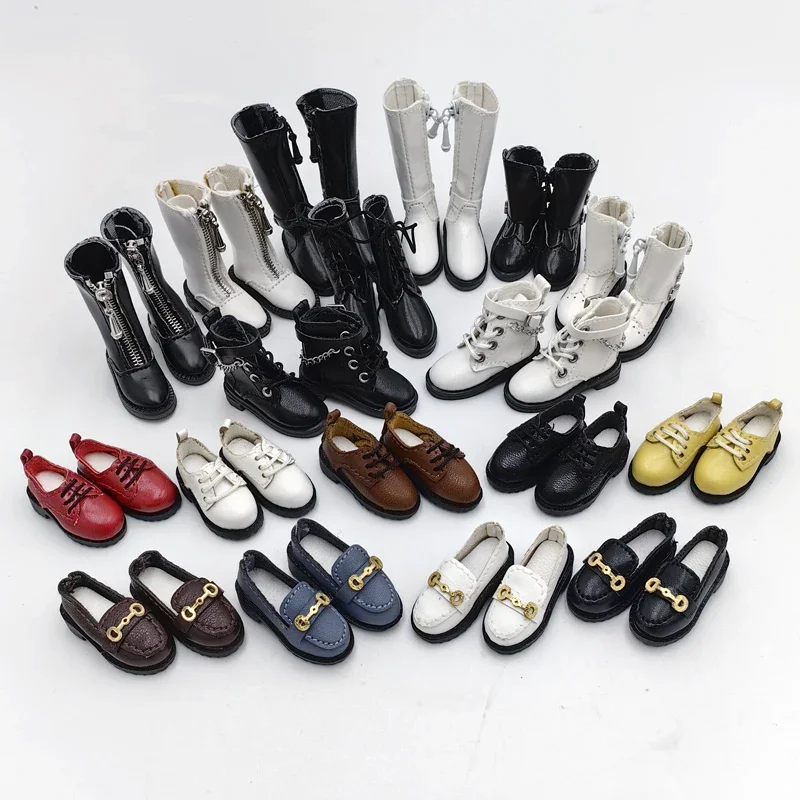 

Кукольная обувь Blythe, ботинки, леггинсы для Azone Sock OB23 OB24 Doll, черный, белый цвет