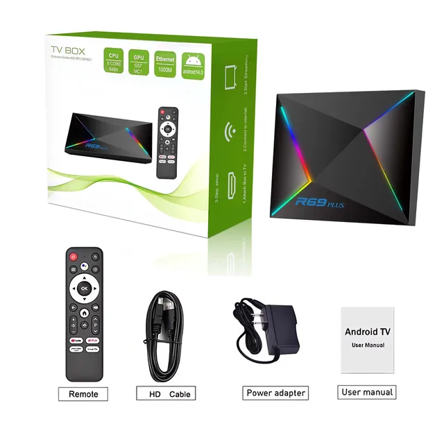 Android Box Tv H96 Max Android TV Box Clock 64bit 4GB RAM