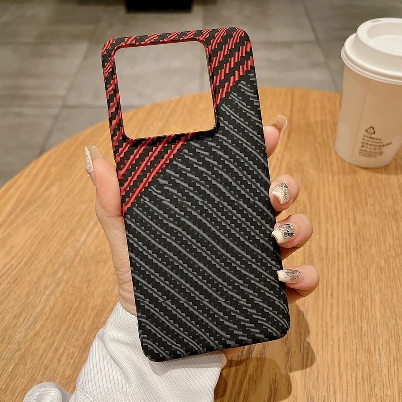Ultra-Thin Carbon Fiber Stripe Texture Matte Hard Case Cover