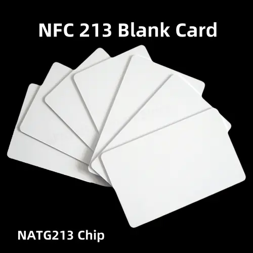 10/50pcs NFC Ntag216 Ntag215 Ntag213 White Card TAG ISO14443A RFID Cards Ntag 213 Chip for all NFC enabled phones - Image 2