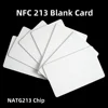 10/50pcs NFC Ntag216 Ntag215 Ntag213 White Card TAG ISO14443A RFID Cards Ntag 213 Chip for all NFC enabled phones 2